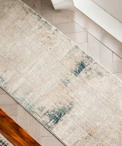 Well Woven Marius Gold Vintage Persian Mosaic High-Low Rug Global