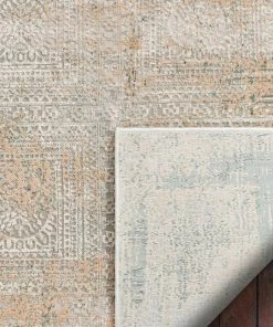 Well Woven Marius Gold Vintage Persian Mosaic High-Low Rug Global