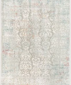 Well Woven Grace Grey Vintage Persian Oriental High-Low Rug Global
