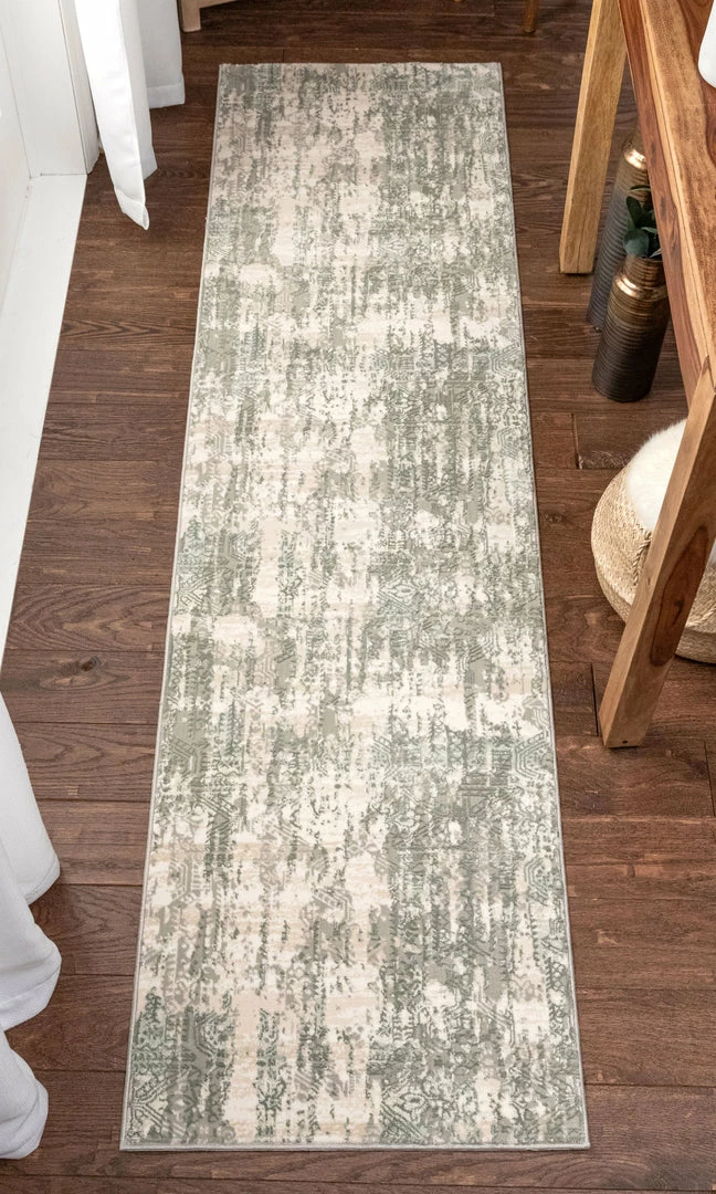 Well Woven Global Eliza Grey Vintage Persian Panel High-Low Rug 8 Well Woven Global Eliza Grey Vintage Persian Panel High-Low Rug