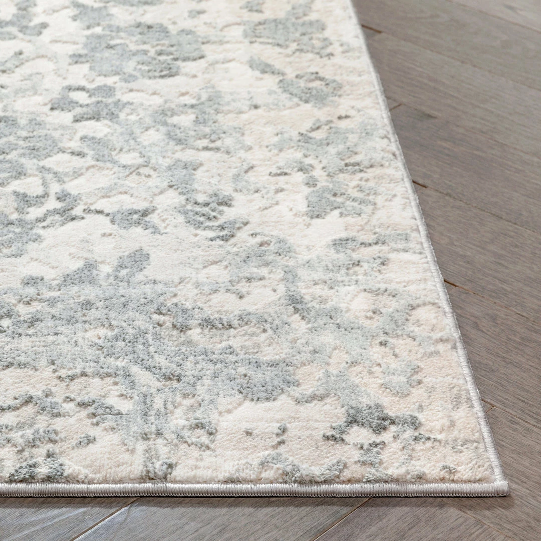 Well Woven Global Campbell Grey Vintage Persian Floral High-Low Rug 4 Well Woven Global Campbell Grey Vintage Persian Floral High-Low Rug