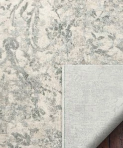 Well Woven Global Campbell Grey Vintage Persian Floral High-Low Rug 18 Well Woven Global Campbell Grey Vintage Persian Floral High-Low Rug