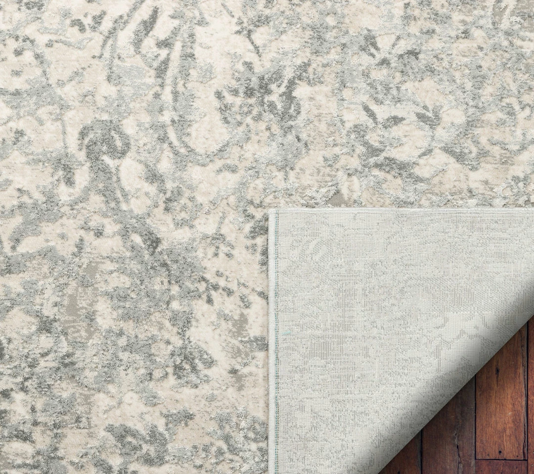 Well Woven Global Campbell Grey Vintage Persian Floral High-Low Rug 3 Well Woven Global Campbell Grey Vintage Persian Floral High-Low Rug