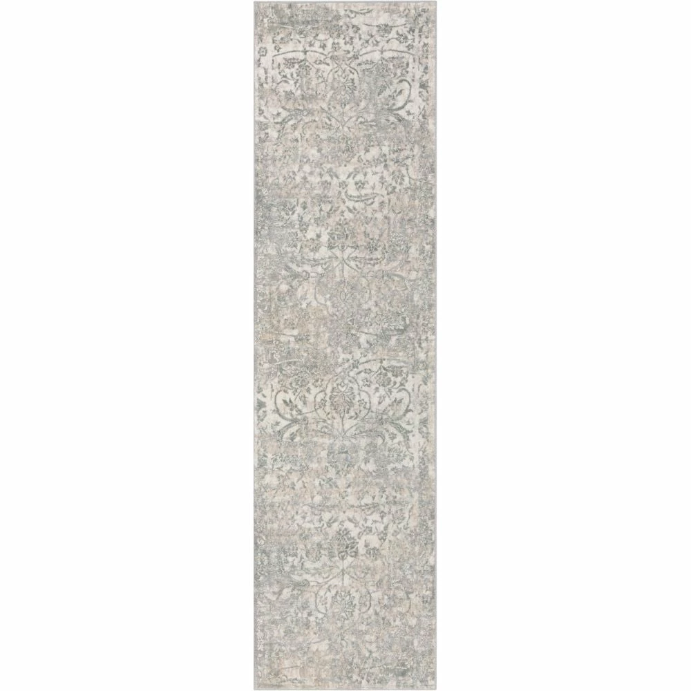 Well Woven Global Campbell Grey Vintage Persian Floral High-Low Rug 16 Well Woven Global Campbell Grey Vintage Persian Floral High-Low Rug