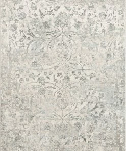 Well Woven Global Campbell Grey Vintage Persian Floral High-Low Rug