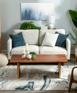 Well Woven Alden Blue Vintage Abstract Watercolor High-Low Rug 19 Well Woven Alden Blue Vintage Abstract Watercolor High-Low Rug