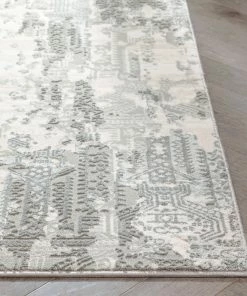 Well Woven Global Eliza Grey Vintage Persian Panel High-Low Rug 15 Well Woven Global Eliza Grey Vintage Persian Panel High-Low Rug