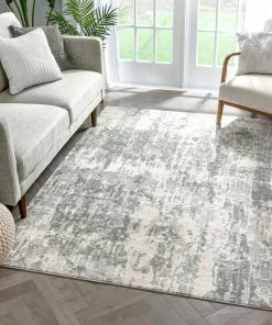 Well Woven Global Eliza Grey Vintage Persian Panel High-Low Rug 16 Well Woven Global Eliza Grey Vintage Persian Panel High-Low Rug