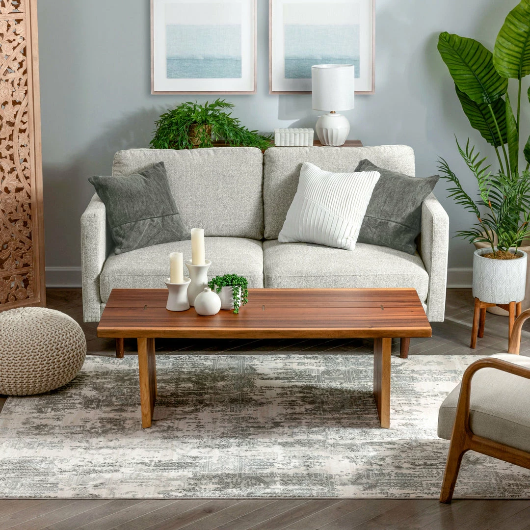 Well Woven Global Eliza Grey Vintage Persian Panel High-Low Rug 10 Well Woven Global Eliza Grey Vintage Persian Panel High-Low Rug