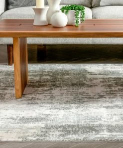 Well Woven Global Eliza Grey Vintage Persian Panel High-Low Rug 22 Well Woven Global Eliza Grey Vintage Persian Panel High-Low Rug