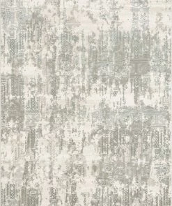 Well Woven Global Eliza Grey Vintage Persian Panel High-Low Rug