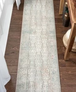 Well Woven Grace Grey Vintage Persian Oriental High-Low Rug Global