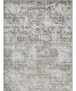 Well Woven Thiva Vintage Oriental Floral Pattern Ivory Rug