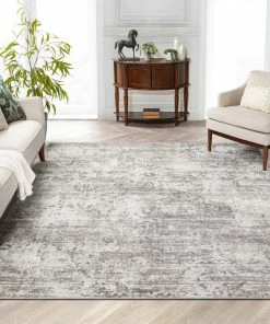 Well Woven Thiva Vintage Oriental Floral Pattern Ivory Rug