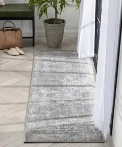 Well Woven Thiva Vintage Oriental Floral Pattern Ivory Rug