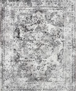 Well Woven Patras Vintage Oriental Medallion Ivory Rug