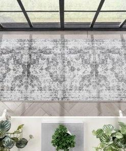 Well Woven Patras Vintage Oriental Medallion Ivory Rug