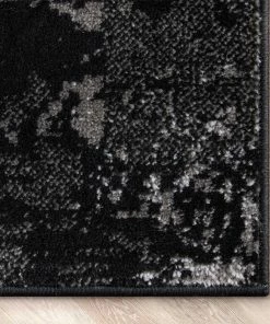 Well Woven Patras Vintage Oriental Medallion Black Rug 17 Well Woven Patras Vintage Oriental Medallion Black Rug