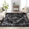 Well Woven Patras Vintage Oriental Medallion Black Rug