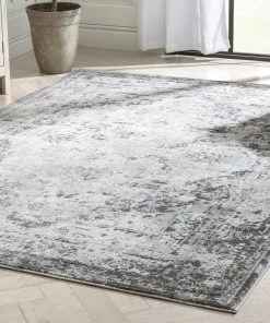 Well Woven Global Patras Vintage Oriental Medallion Grey Rug