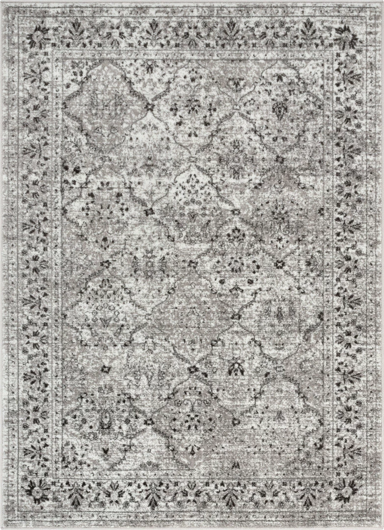 Well Woven Global Argos Modern Vintage Lattice Ivory Grey Rug 2 Well Woven Global Argos Modern Vintage Lattice Ivory Grey Rug