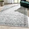 Well Woven Global Argos Modern Vintage Lattice Ivory Grey Rug
