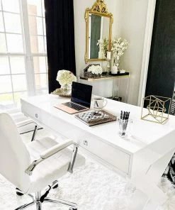 Well Woven Liza White Plush Shag Rug