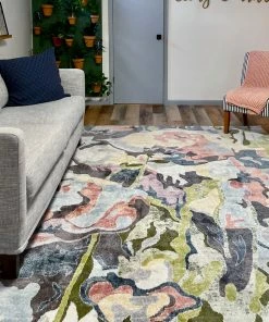 Well Woven Posy Vintage Floral Blue Blush Rug Global 22 Well Woven Posy Vintage Floral Blue Blush Rug Global