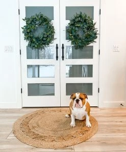 Well Woven Jute + Natural Oleana Farmhouse Jute Rug Hand-Woven Basket Weave Jute Rug Geometric Pattern Natural Color 19 Well Woven Jute + Natural Oleana Farmhouse Jute Rug Hand-Woven Basket Weave Jute Rug Geometric Pattern Natural Color