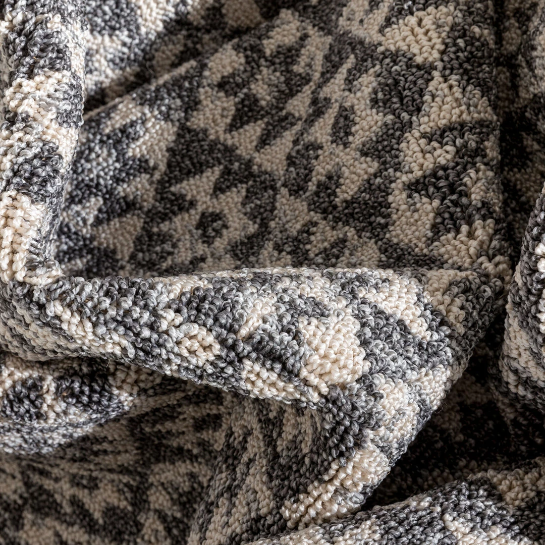 Well Woven Callista Tribal Trellis Pattern Grey Kilim-Style Rug Global 3 Well Woven Callista Tribal Trellis Pattern Grey Kilim-Style Rug Global