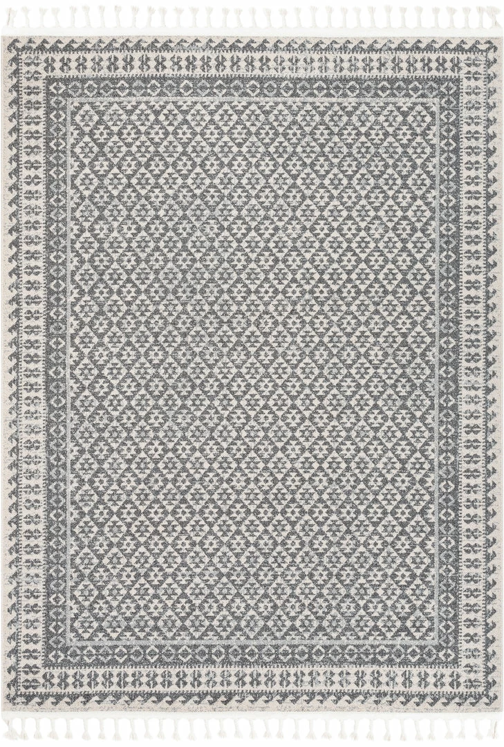 Well Woven Callista Tribal Trellis Pattern Grey Kilim-Style Rug Global 2 Well Woven Callista Tribal Trellis Pattern Grey Kilim-Style Rug Global