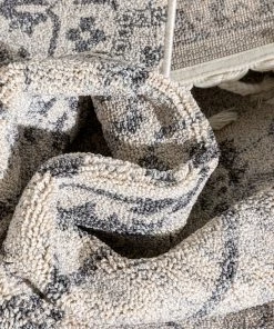 Well Woven Valentina Oriental Medallion Pattern Ivory Grey Kilim-Style Rug 14 Well Woven Valentina Oriental Medallion Pattern Ivory Grey Kilim-Style Rug