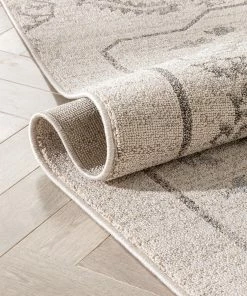 Well Woven Global Valentina Oriental Medallion Pattern Brown Beige Kilim-Style Rug