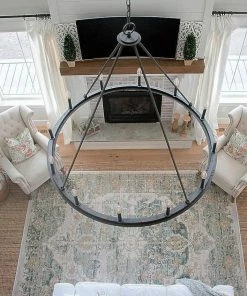 Well Woven Maxwell Vintage Modern Blue Rug Global