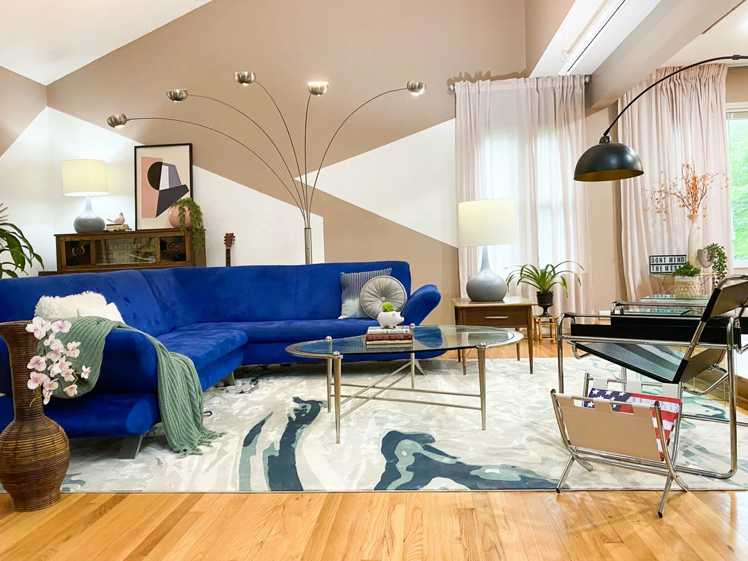 Well Woven Alden Blue Vintage Abstract Watercolor High-Low Rug 7 Well Woven Alden Blue Vintage Abstract Watercolor High-Low Rug