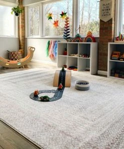 Well Woven Chindi Bohemian Vintage Solid & Striped Multi-Color Ivory Yellow Braided Pattern Rug Global