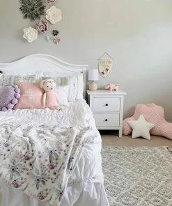 Well Woven Global Agata Moroccan Geometric Shag Grey Rug