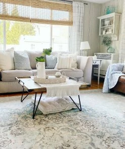 Well Woven Ciato Blue Vintage Modern Rug