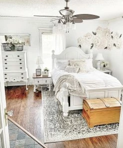 Well Woven Mora Ivory Traditional Vintage Persian Distressed Rug