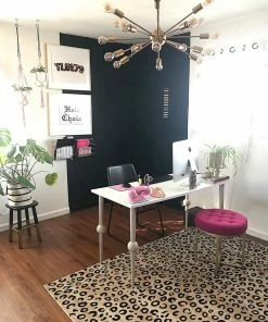 Well Woven Leopard Black Animal Print Rug
