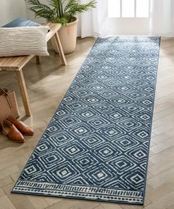 Well Woven Dalton Moroccan Trellis Pattern Blue Distressed Rug Global 25 Well Woven Dalton Moroccan Trellis Pattern Blue Distressed Rug Global