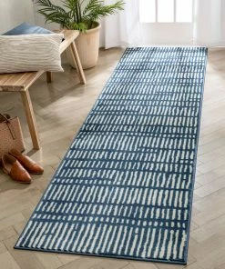 Well Woven Wilder Tribal Geometric Stripes Blue Distressed Rug Global 25 Well Woven Wilder Tribal Geometric Stripes Blue Distressed Rug Global