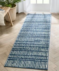 Well Woven Wilder Tribal Geometric Stripes Blue Distressed Rug Global 23 Well Woven Wilder Tribal Geometric Stripes Blue Distressed Rug Global