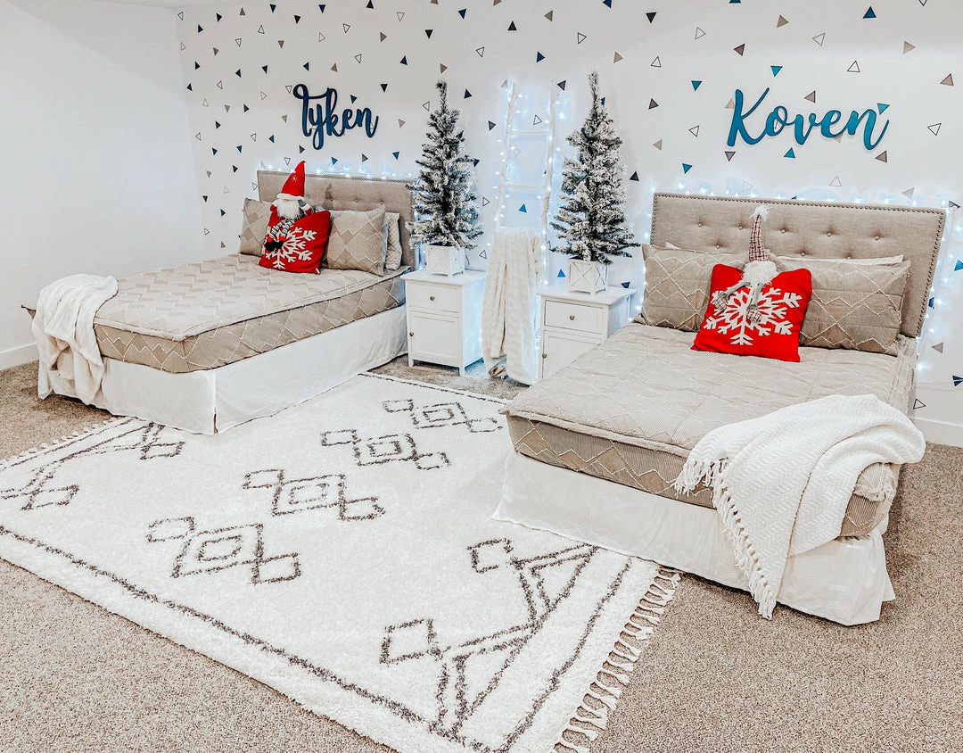 Well Woven Verdant Tribal Diamond Pattern Ivory Super Soft And Thick Shag Rug 8 Well Woven Verdant Tribal Diamond Pattern Ivory Super Soft And Thick Shag Rug