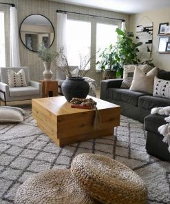 Well Woven Radley Natural Tribal Moroccan Shag Rug Global